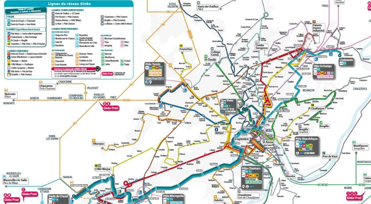 Bnbesak La Gare Viotte เบอซองซง ภายนอก รูปภาพ